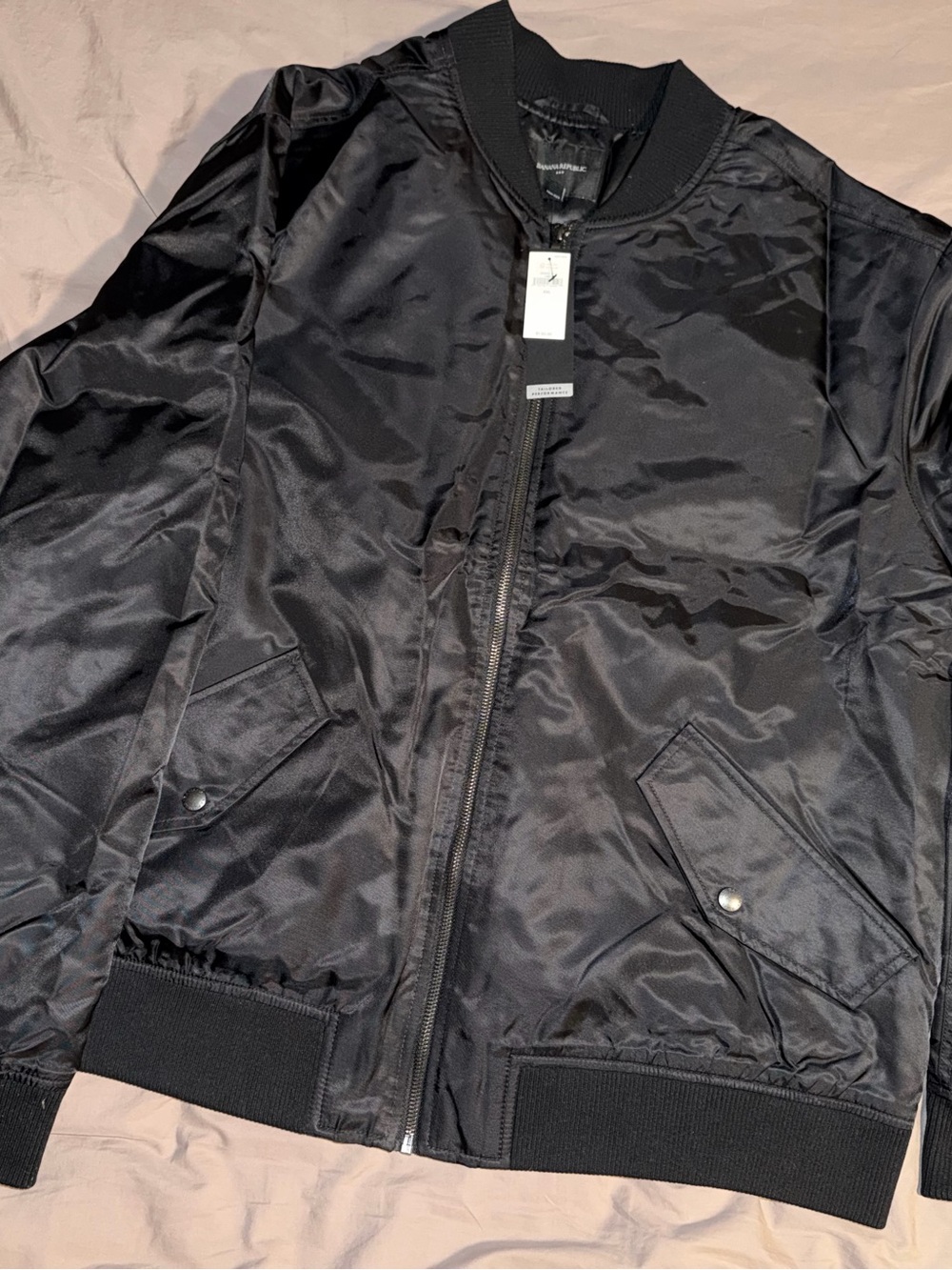 Banana Republic Men's Bomber Jacket Black Size XXL